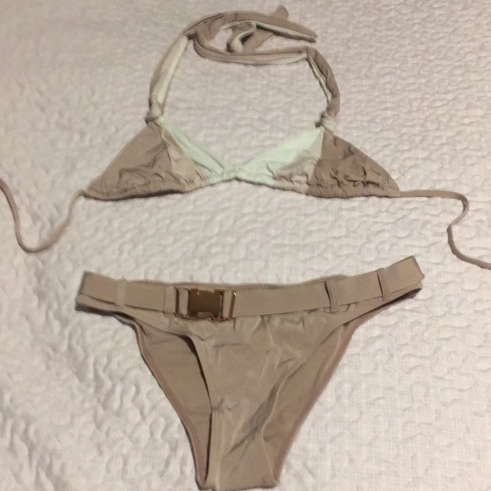 2/$20 H&M Mauve and white suit